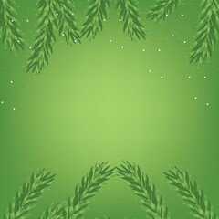 Fototapeta na wymiar Green Christmas vector illustration, beautiful 3D Christmas tree design, happy new yea