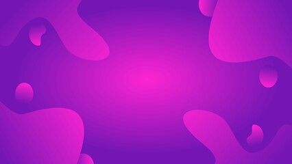 Liquid purple gradient color abstract background design. Fluid gradient composition