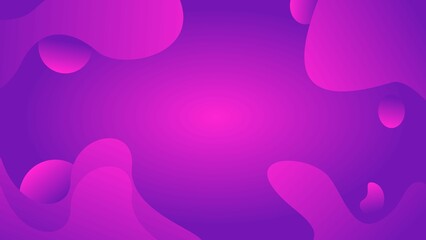 Liquid purple gradient color abstract background design. Fluid gradient composition