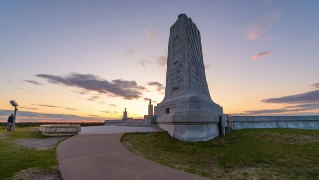  The Wrights Brothers National Memorial at Sunset