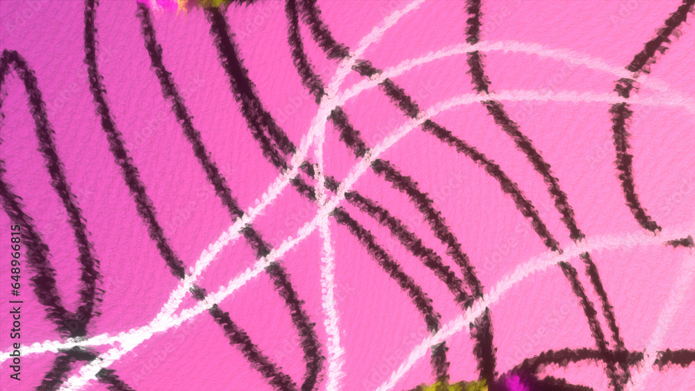 Poster abstract pencil lines with curved curves. motion. curved lines are drawn on textured background. cro