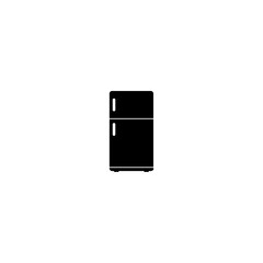 Refrigerator icon illustration on white background.