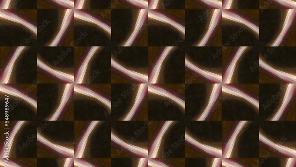 Poster bright flashing pattern with psychedelic effect. motion. fast flashing geometric patterns. mosaic pa