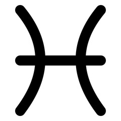 icon pisces high quality black style pixel perfect