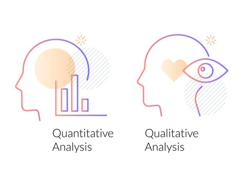 Design Methods - Qualitative and Quantitative Analysis - Stock Icon