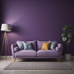 beautiful sofa interior generated by AI