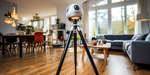 Step into Virtual Reality: Filming a Living Room with a 360 Camera