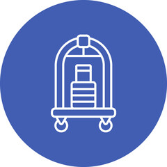 Luggage Cart Icon