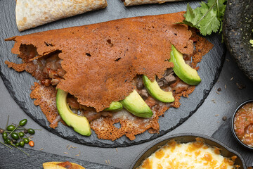 Taco costra de queso