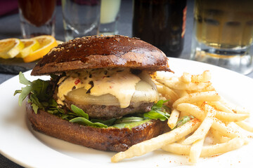 Hamburguesa de carne de res