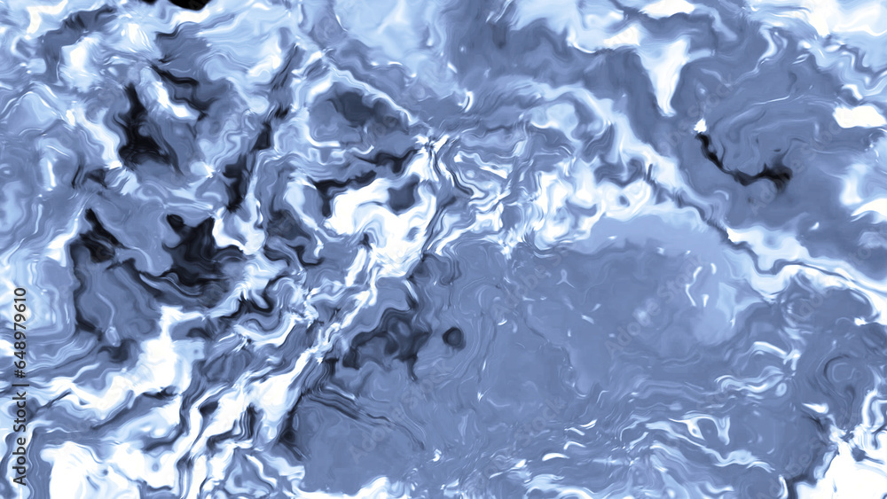 Poster psychedelic background with moving liquid. motion. liquid shiny plasma with moving streams. 3d liqui