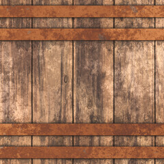 wooden barrel old background