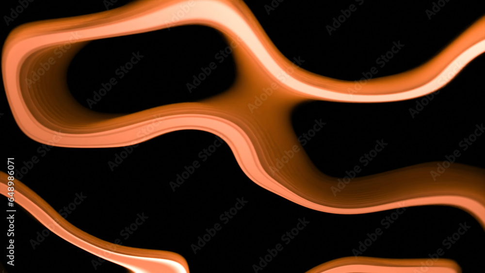 Poster pattern with moving energy lines. design. curved oval lines move and change in energetic pattern. li