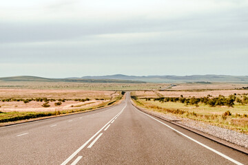 Empty road.