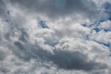 blue sky with clouds