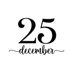 25 December