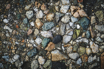 Abstract background of many stones.