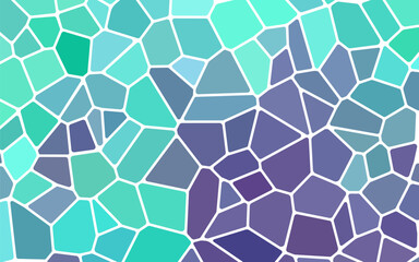 Obraz na płótnie Canvas abstract vector stained-glass mosaic background - blue and violet