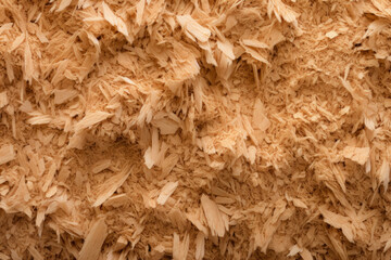 Texture Of Large And Small Wooden Sawdust On A Smooth Background Created Using Artificial Intelligence