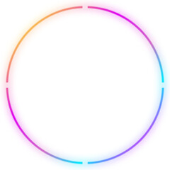 abstract colorful circle