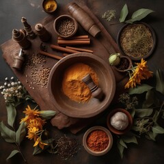 Obraz na płótnie Canvas spices . Generative AI
