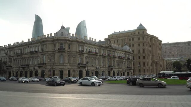 Baku city. Capital of Azerbaijan. Cityscapes