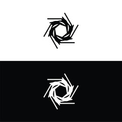 Circle vector logo template design . Circle icon illustration