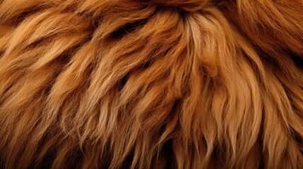 Detailed image of a lion's majestic fur.