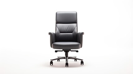 An office manager's chair is depicted on a white background.