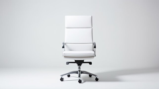 An office manager's chair is depicted on a white background.