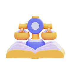 Book 3D Graphic Illustration