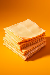 Anti-static electronic cleaning wipes displayed isolated on an orange gradient background 