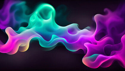 Obraz premium Smok texture of trendy abstract background. Creative flowing dynamic smoky wave.
