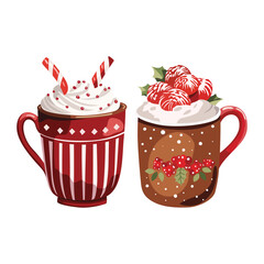 Sip in style this Christmas with festive hot drink cup duo. Perfect for spreading warmth and holiday cheer.
