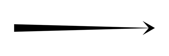 Vector arrow isolated