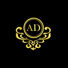 ad  vector design luxury logo template