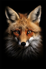 Fototapeta premium red fox portrait