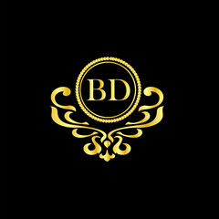  bd vector design luxury logo template