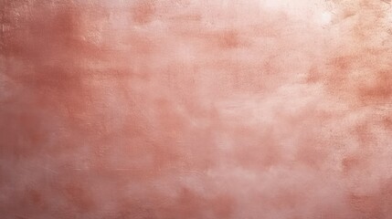 abstract grungy rose gold stucco wall background, generative ai