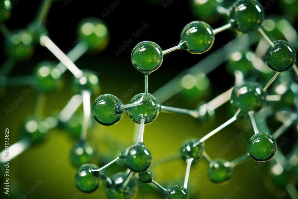 Poster A close up view of a bunch of green balls. Perfect for adding a pop of color to any design.