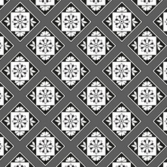 A monochrome pattern with squares