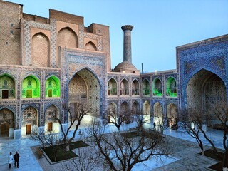The Registan in Samarkand, Uzbekistan