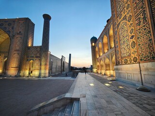 The Registan in Samarkand, Uzbekistan