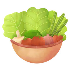  Vegetable basket 