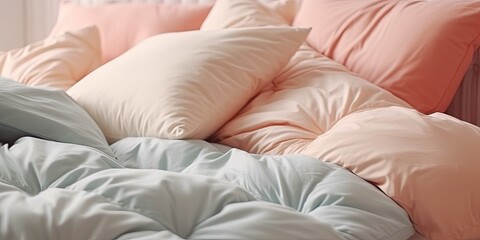 Fototapeta na wymiar close up pillows