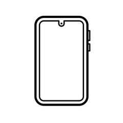 Mobilephone, cellphone - vector icon