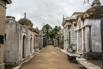 Am Friedhof Recoleta, Buenos Aires, Argentinien