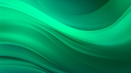 Emerald Green Gradient Background for Trendy and Modern Card, Poster, and Banner Design - Soft and Smooth Mix