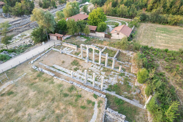 izonai antic city ruins with Zeus temple. Aizanoi ancient city in Cavdarhisar, Kutahya, Turkey.