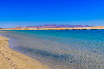 Landscape at Ras Mohammed national park. Sinai peninsula, Egypt